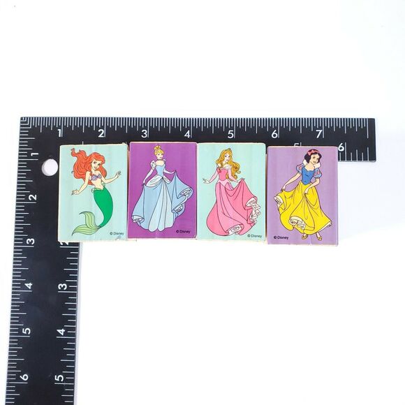 Rubber Stamps Disney Princess Snow White Belle Cinderella Arial Jasmine Rose - Picture 3 of 5